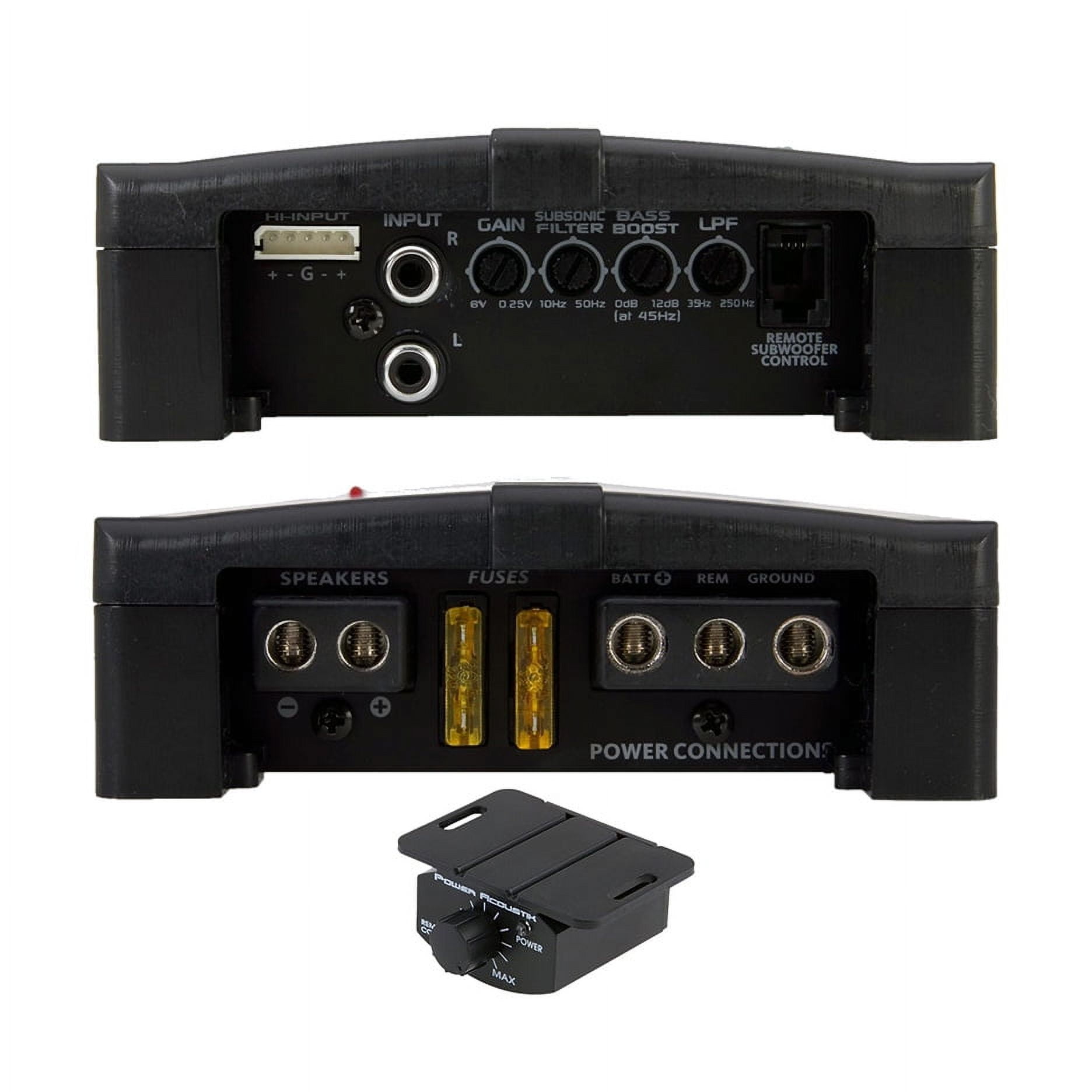 Power Acoustik RZ1-1500D 1500W Class D Monoblock Amplifier