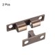 thumbnail image 3 of Unique Bargains Cerradura de tensión de doble bola de latón para puerta de armario 42mm de longitud tono cobre 2Pcs, 3 of 3