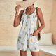 thumbnail image 3 of Pantalones Cortos de Mujer Casual Suspender Impresión Pantalones Cortos de Bolsillo, Pantalones Cortos de Mujer con Bolsillos, 3 of 6