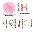 thumbnail image 4 of JoyMoreHome Initial Letter Keychain,Cute Butterfly Keychain, Initial Keychain Backpack Charms, Key chain for Women, 4 of 5