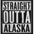 thumbnail image 2 of Funny AK Straight Outta Alaska Womens Fitted Plus Size Graphic Tee Brisco Brands 2X, 2 of 5