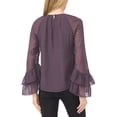 thumbnail image 2 of CeCe womens  Top, xs, Silver, 2 of 4