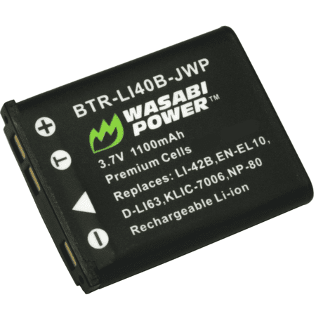 Wasabi Power Battery for Olympus LI-40B LI-42B