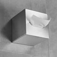 thumbnail image 5 of RVKXHD Square Tissue Box Cover Tissue Box Holder Napkin Holder Tissue Decorative Holder For Bathroom Bedroom Office Dresser Nightstand Desk Tabletop 5"X 5" X 5"-Stainless Steel Brushed Nickel, 5 of 6