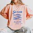 thumbnail image 6 of Sardines Social Club - Women's Lightweight Garment Dyed Sweatshirt, 6 of 12