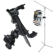 TSV Music Mic Microphone Stand Tablet Holder, Smartphone Mount Fit for iPad Air 5 4 3 2 Mini Pro, Samsung Tab, 7-11" Tablets, Phones
