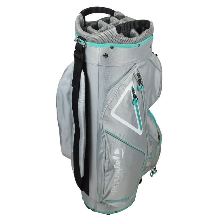 NEW TaylorMade Golf Ladies Kalea Cart Bag 14-Way Top - Gray NEW TaylorMade Golf Ladies Kalea Cart Bag 14-Way Top - Gray