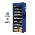 thumbnail image 1 of Mueble Zapatera Armario Organizador Repisa Armable Multiusos Color Azul, 1 of 4