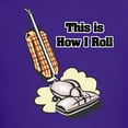 thumbnail image 3 of CafePress - How I Roll (Vacuum Cleaner) Kids Dark T Shirt - Dark T-Shirt Kids XS-XL, 3 of 4