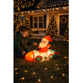 thumbnail image 5 of Firstness 3ft Tall Christmas Inflatable, Santa Sleigh Xmas Inflatable with LED Lights for Christmas Holiday Outdoor Yard Decorations, 5 of 5
