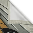 thumbnail image 3 of Ambesonne Cars Kitchen Curtains, Yellow Vehicle Speeding, 55"x39", Reseda Green Yellow Grey, 3 of 3