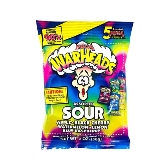 90's Throwback Assorties de Têtes Guerrières Sûres 92 g