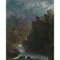 thumbnail image 3 of John Martin 15x18 Black Modern Framed Museum Art Print Titled - The Bard (ca. 1817), 3 of 5