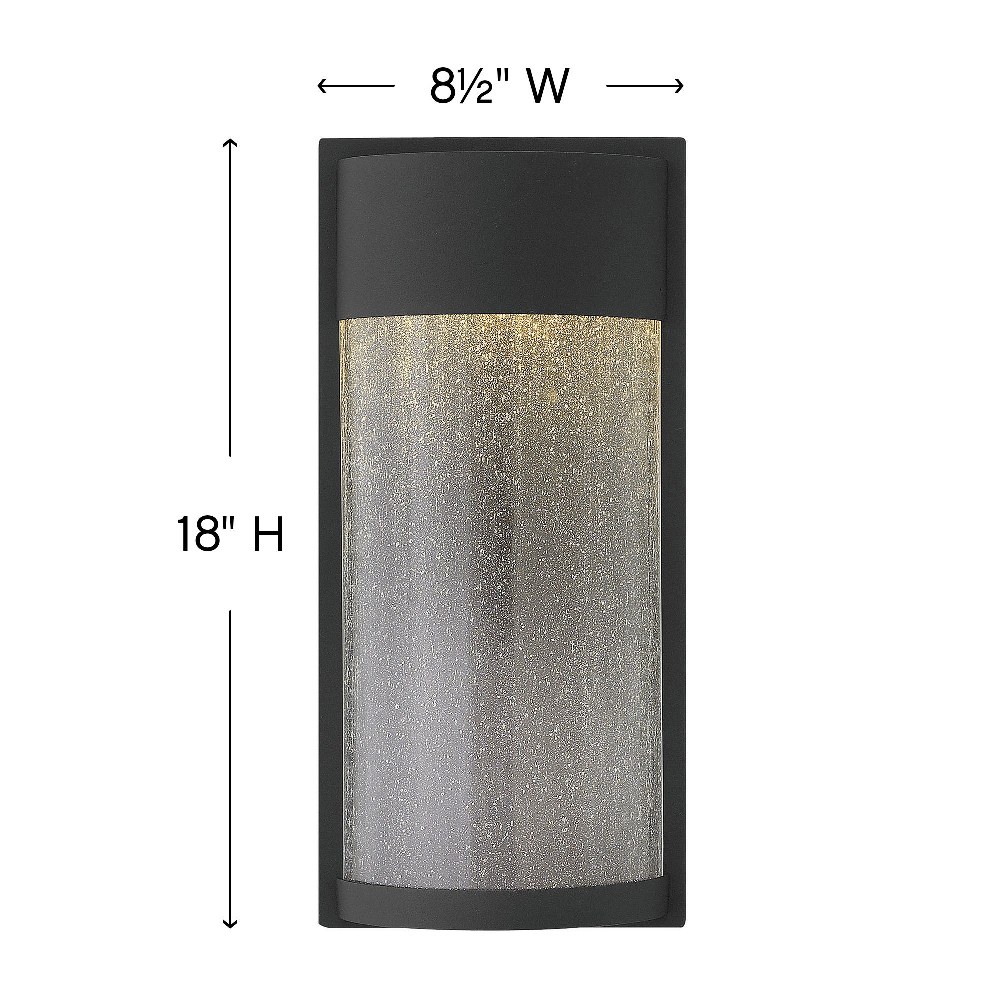 Hinkley Lighting 1344 Shelter 1 Light 18" Tall Integrated Led Outdoor Wall Sconc - image 4 of 7
