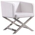 thumbnail image 1 of Ceets AC050-WH Chaise d'Appoint Lounge Hollywood&44; Blanc, 1 of 1