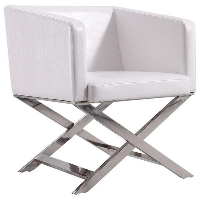 Ceets AC050-WH Chaise d'Appoint Lounge Hollywood&44; Blanc