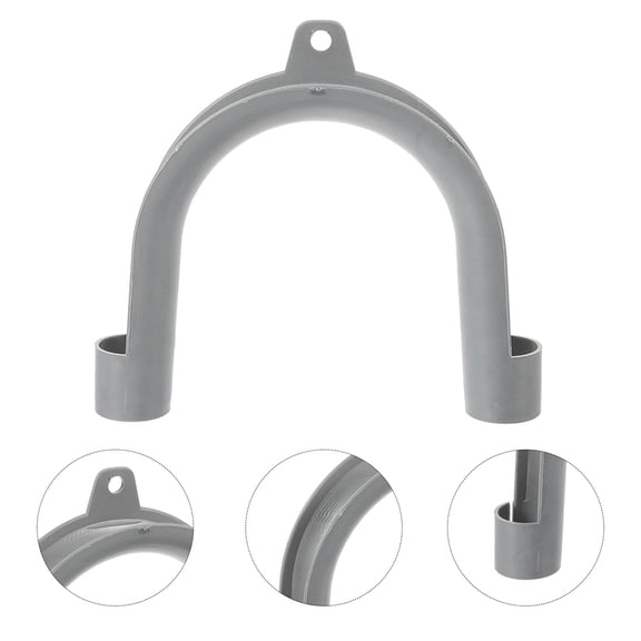 WHAMVOX MLINS 2 Pcs Washing Machine Hook Rack 14.00X13.00X2.20CM Grey Color