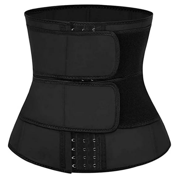 Lilvigor Neoprene Sauna Waist Trainer Corset Sweat Belt for Women Weight Loss Compression Trimmer Workout Fitness Body Shaper