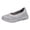 Gray, variant on Women Mules Shoes Slip on Open Back Mesh Walking Shoes Comfortable Arch Support Lightweight Sneakers Purple Size 9