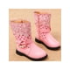 thumbnail image 3 of UKAP Botas de nieve para niñas Zapatos de invierno antideslizantes para exteriores Botas cálidas, 3 of 3