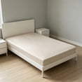 thumbnail image 6 of Gosuguu Khaki Polyester Fitted Sheet Non-Slip Fixed Bed Cover Protective Soft Fiber, 78.74x35.43in, 6 of 6