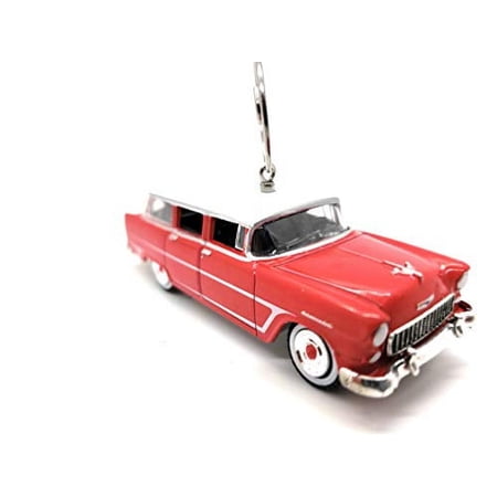 1955 Chevrolet Two Town Townsman Car Custom Christmas Ornament 1:64 Diecast Red price history on PriceWatchPro