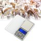 thumbnail image 3 of Mini báscula de cocina para alimentos, para alimentos, onzas y gramos, para cocinar, hornear, báscula digital portátil con tapa protectora y pantalla LCD, 500 g/0,1 g, 3 of 5