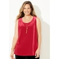 thumbnail image 4 of Catherines Women's Plus Size Anywear Velvet Tank, 4 of 4