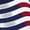 Classic Navy with Flag, variant on Men's Americana Graphic T-Shirts