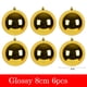 thumbnail image 3 of 6cm-20cm Christmas Decorative Balls Glossy/Matt/Glitter Gold Color Plastic Ball Xmas Tree Ornament Pendant Hanging 2024 Navidad, 3 of 5