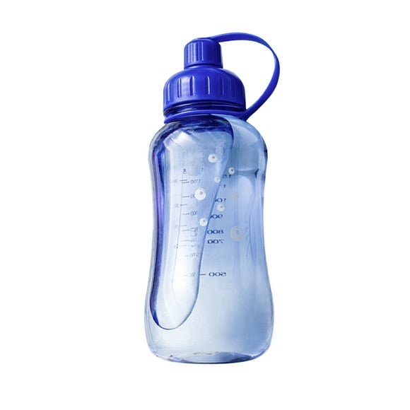 1.5 Liter Sports Water Bottle, Large Capacity Leak-Proof Shatterproof BPA-Free Plastic, with Stainless Steel Filter and Carry Handle for Gym Fitness Outdoor