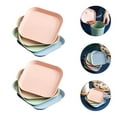 thumbnail image 6 of OFFIGAM 8 Pcs Assorted Color Wheat PP Plates Food Serving Plates for Birthday Party and Everyday Use, 6 of 10