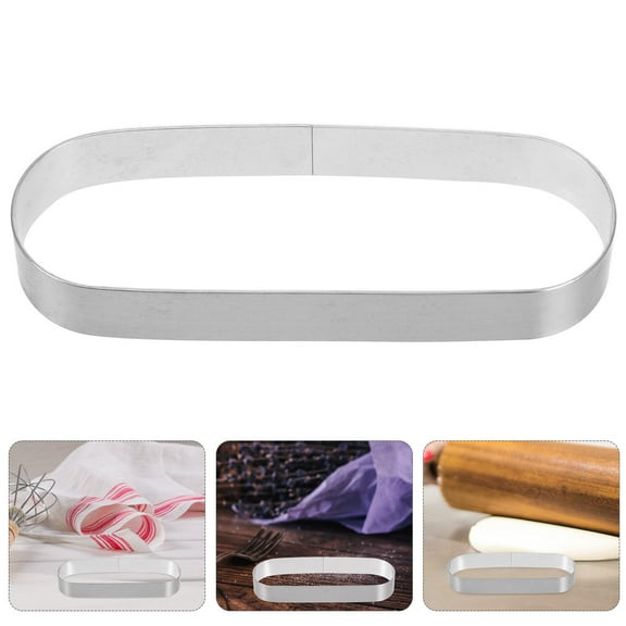 MLINS Oval Tart Ring Stainless Steel Cake Mold For Baking Pastry Ring Mold Diy Baking Tool Mousse Ring Baking Supply Mousse Cake Ring