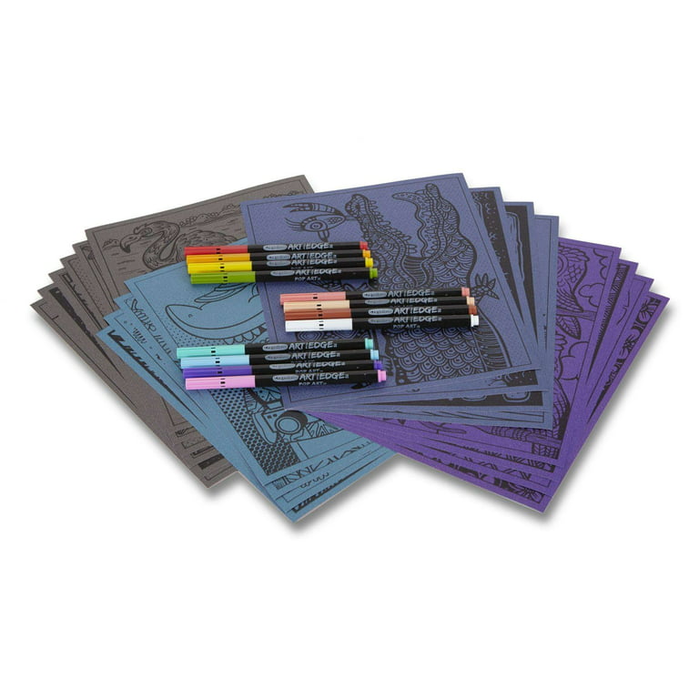 Crayola Art With Edge Tropical Pop Art Coloring Book Kit, 30 Pieces –  ShopBobbys