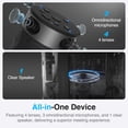 thumbnail image 2 of PANOCORE360 All-in-One Meeting Camera - 360° Conference Cam for PC Mac, Speaker & Mic Array, Auto Speaker Focus, 1080P Output, AI Voice Isolation, Local Recording,Compatible w/ Webex/Zoom/Teams/Meet, 2 of 9