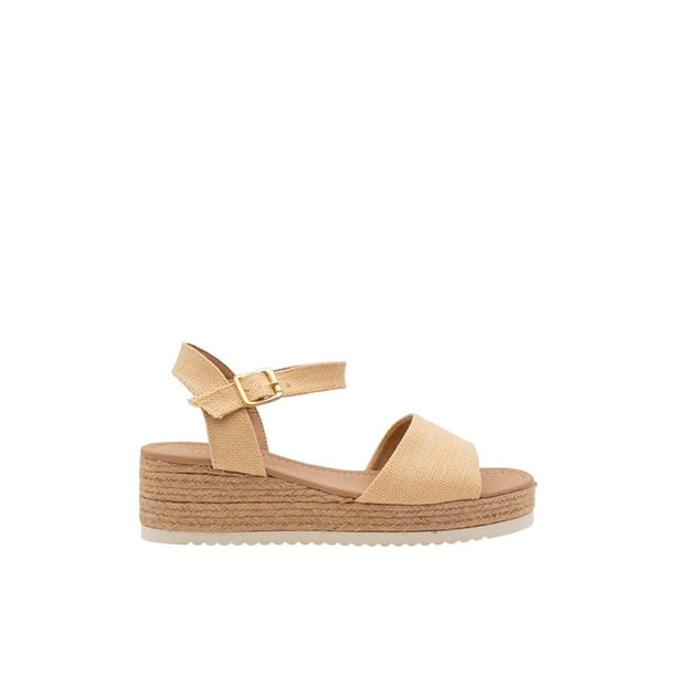 Sandalias Mujer Kipon Casual Plataforma beige 24