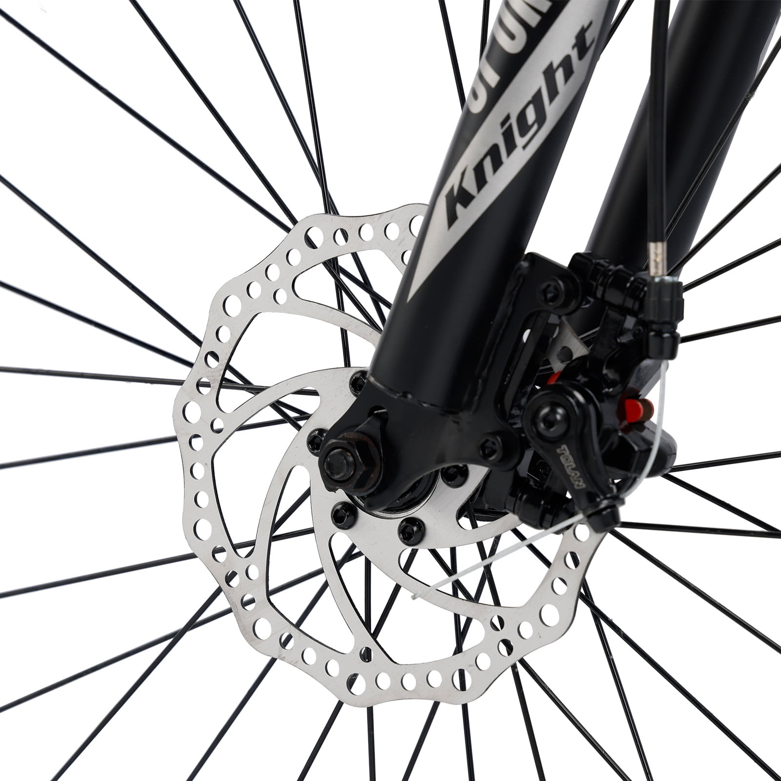 27.5" Spoke Wheel 24 Speed Mountain Bicycle Adult Bike MTB w/ fender Blue & Orange