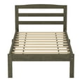 thumbnail image 4 of Furniture of America Knott Mattress Ready Wood Brushed Gray Twin Kids Bed, 4 of 6
