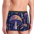 thumbnail image 4 of Kdxio Men's Boxer Briefs with Floral Hippie Mushrooms Print - Comfortable and Breathable Underwear for Everyday Wear, 4 of 7