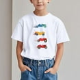 thumbnail image 2 of Lopecy-Sta Vehicle Set Print Short Sleeve T-shirt for Kid Boys Summer Fashion Round Neck Casual Versatile Shirts 14-15 Years, 2 of 6