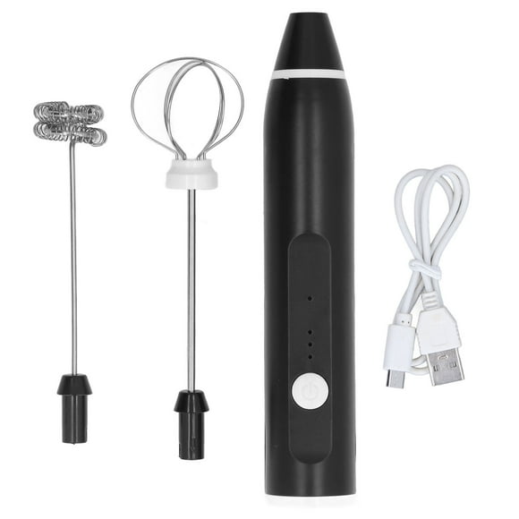 Batidor de huevos inalámbrico Nikou Espumador de leche con 2 cabezales