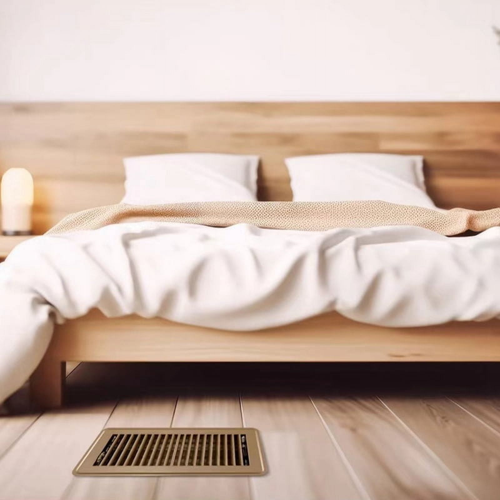 2pcs Floor Register 4x10Inch,Heavy Duty Floor Vents,Heat Air Vent Covers,Floor Vent Covers for Heater Floor Register A