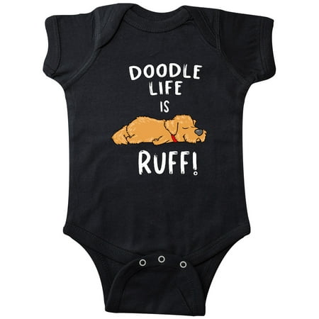 

Inktastic Doodle Life is Ruff! Golden Doodle Gift Baby Boy or Baby Girl Bodysuit
