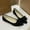 Black, variant on Womens Ballet Flats, Wide Width Pointed Toe Comfortable Slip-On Dressy Work Office Shoes Yellow US9.5
