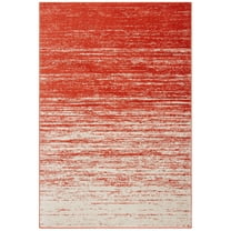 SAFAVIEH Adirondack Esmond Abstract Area Rug, Orange/Grey, 4'5" x 6'5"