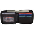 thumbnail image 5 of Swiss Marshall Men's Zipper RFID Blocking Premium Leather Zip-Around ID Bifold Wallet, 5 of 48