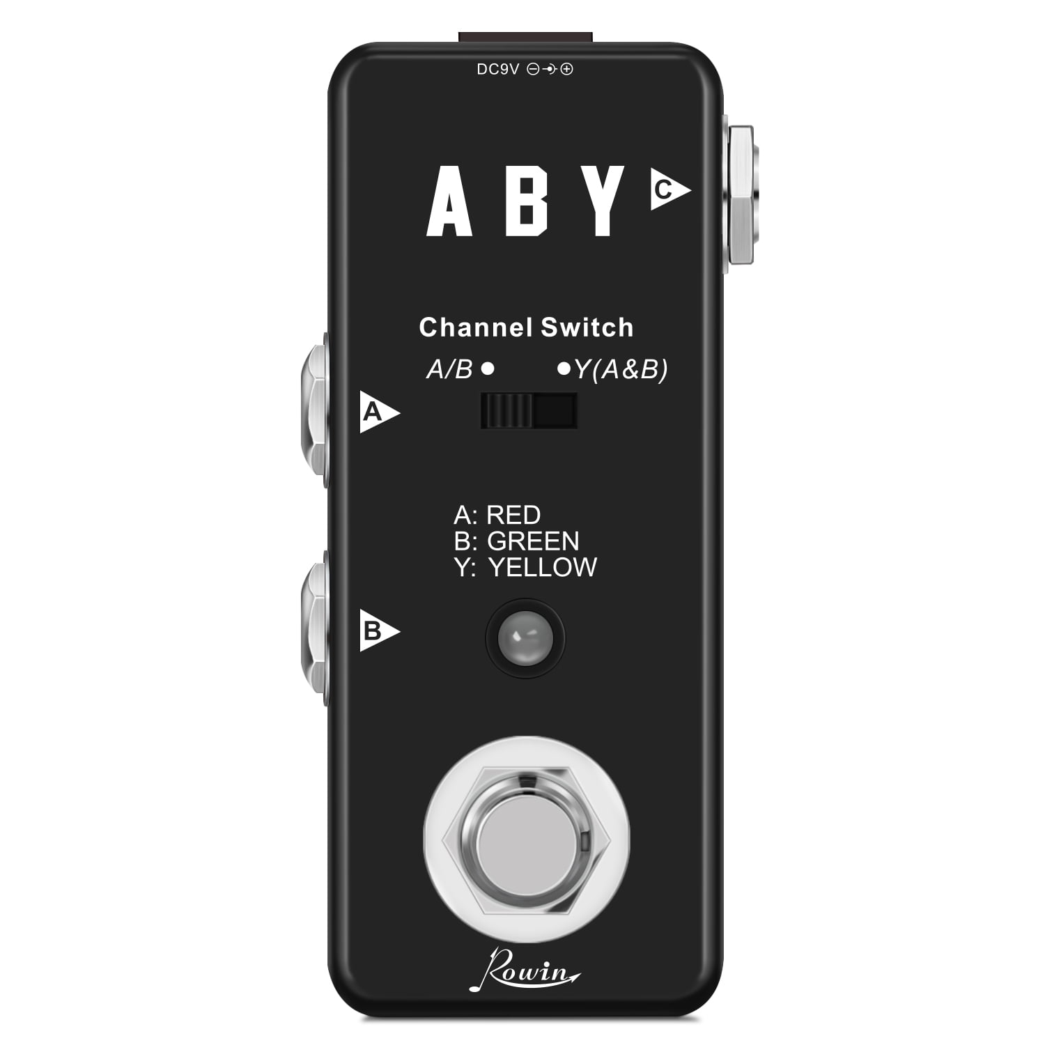 zonne Monet avond Rowin ABY BOX Guitar Pedal A/B/Y Switch Box for Electric Guitar Bass True  Bypass LEF-330 - Walmart.com