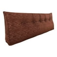 thumbnail image 1 of Triangular Headboard Pillow Twin Bed Suitable For Dormitory Headboard Bed Pillow Cushion Bed Cushion Triangular Backrest Lumbar Cushion Car Trapezoid Cushion Driving Seat Cushion for Seat Cushion, 1 of 3