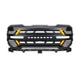 thumbnail image 6 of AMERICAN MODIFIED Front Armor Grille w/LED Off-Road Lights DRL Turn Siganl & Camera Bracket Matte Black For 2022+ GMC Sierra 1500, 6 of 10