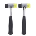 thumbnail image 2 of Rubber Mallet, 2pcs 25mm Detachable End Rubber Hammer  For Woodworking, 2 of 8